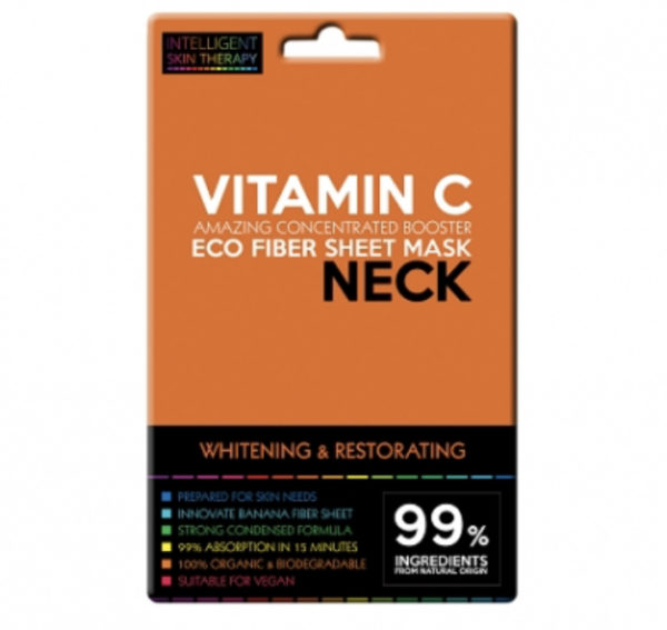 BEAUTY FACE Intelligent Skin Therapy Neck Mask Vitamin C Maschera Collo Vitamina C